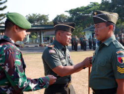 Pimpin Kenaikan Pangkat Dan Personil Pindah Satuan, Ini Kata Dandim 0801/Pacitan