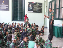 Pengenalan Lingkungan dan Profesi, Murid PAUD Kunjungi Makodim