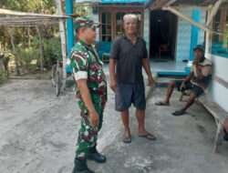 Kunjungi Kumpulan Warga, Babinsa Ingatkan Ini….