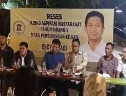 Menjaring Aspirasi, Endi Suhadi Menjawab Keluhan Warga