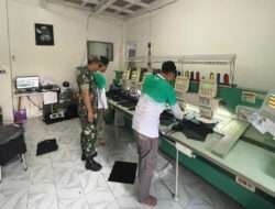 Kepedulian Babinsa Kratonan Dampingi Pelaku UMKM Usaha Konveksi