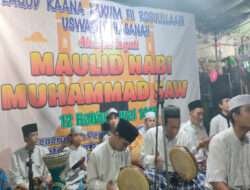Menyambut Bulan Maulid Nabi Muhammad SAW Warga Pengampon Mengadakan Santunan Anak Yatim