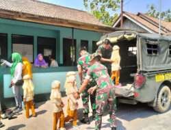 Pekerjaan Beres, Satgas TMMD Sambangi RA Perwanda XXIV Desa Rejosari