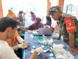 Aktif di Wilayah Desa Binaan, Babinsa Kodim 0802/Ponorogo Lakukan Pendampingan Posyandu Lansia