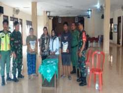 Babinsa Joyotakan Dampingi Dinsos Penanganan Pengaduan Walikota Penjual Tisu di Bawah Umur