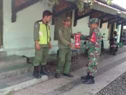 Begini Cara Babinsa Kelurahan Keprabon dalam Mengantisipasi Bahaya Kebakaran