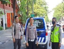 Polsek Tambaksari Patroli Rutin Obyek Vital Di Taman Mundu
