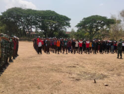 TNI Berikan Pembekalan LDKS Ratusan Siswa SMK Pancasila 4 Baturetno