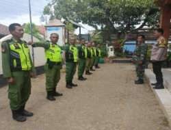 Kompak..!! Babinsa Bersama Bhabinkabtibmas Kelurahan Jajar Olah Kemampuan Linmas