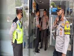 Polsek Tambaksari Memberikan Himbauan Kamtibmas Ke Security Bank