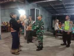 Lestarikan Budaya Jawa, Babinsa Gemawang Hadiri Bersih Dusun