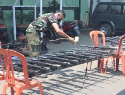 Datangi Kodim 0728/Wonogiri, Tim Denpal IV/4 Surakarta Cek Kelengkapan Peralatan