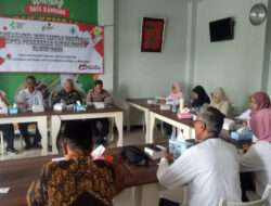 Tingkatkan Sinergitas Lintas Sektoral, Danramil 05/Baturetno Hadiri Lokmin Linsek Puskesmas Baturetno I