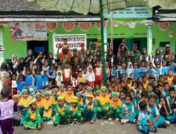 Diserbu Anak-Anak Gugus Dahlia, Ini Yang Dibekalkan Koramil 14/Jatisrono