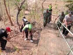 Kerja Bakti Jumat Bersih, Sarana Kodim 0802/Ponorogo Jaga Kebersihan Lingkungan dan Tingkatkan Silaturahmi