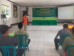 Upaya Kurangi Resiko Dampak Bencana Alam, Kodim 0801/Pacitan Gelar Sosialisasi Mitigasi