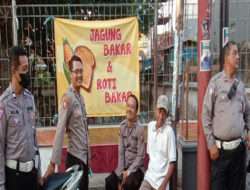 Polsek Tambaksari bersama Tiga Pilar Patroli Antisipasi Perjudian Burung Merpati