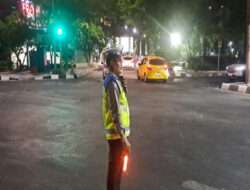 Polsek Tambaksari Patroli Saat Jam Rawan Kejahatan Jelang Dini Hari