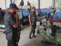 Babinsa Kratonan Dorong dan Pendampingan Pelaku UMKM Bengkel Bubut