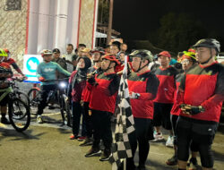 Forkopimda Wonogiri Gowes Night Riding Bersama Ratusan Goweser