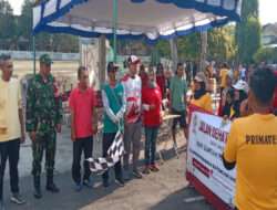 Peran Serta Babinsa Keluragan Tipes Dalam Jalan Sehat