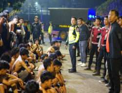 Polres Malang Amankan Puluhan Remaja yang Terjaring Razia Balap Liar