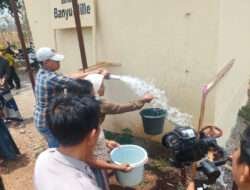 Polisi Bangun Sumur Bor di Banyuwangi Warga Bisa Nikmati Air Bersih Meski Musim Kemarau