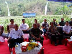 Kodim 0801/Pacitan Mengikuti Kegiatan Gerakan Ketahanan Pangan Oleh Wakil Presiden RI Melalui Vicon