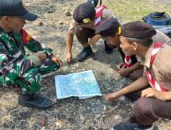 Anggota Kodim Boyolali Berikan Wawasan Penggunaan Peta Dan Kompas