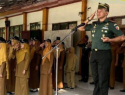 Program Senin Berkibar, Dandim 0812/Lamongan Kunjungi SMA Negeri 1 Sukodadi