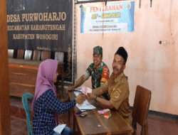 Dampingi Penyaluran BLT-DD, Ini Harapan Babinsa Ngambarsari