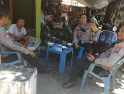 Kapolsek Tambaksari Bersama Wakapolsek Sambagai Warga Sawentar