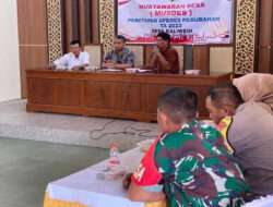 Duduk Bersama Dengan Warga, Babinsa Bahas Keamanan Lingkungan