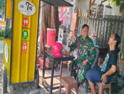 Pedagang Kaki Lima Jadi Motivasi Babinsa Joyotakan