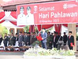Dandim Ngawi Bersama Jajaran Forkopimda Ikuti Upacara Peringatan Hari Pahlawan