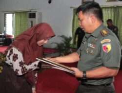 KBT Kodim 0812/Lamongan Berprestasi Mendapat Penghargaan dan Apresiasi Danrem 082/CPYJ