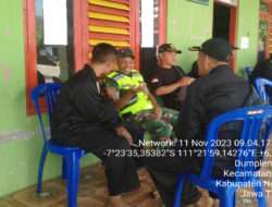 Jalin Silaturahmi Babinsa Pitu Komsos Dengan Warga Binaan