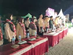 Bati Wanwil Koramil 0806/06 Gandusari Hadiri Pelantikan Pramuka Siaga Garuda Kwarran Gandusari Tahun 2023