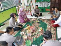 Sampaikan Pesan Pemilu Damai Kapolres Pelabuhan Tanjung Perak Sambangi Tokoh Agama