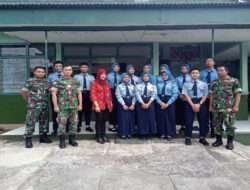 Koramil 21/Bulukerto Terima Kegiatan P5 Siswa-Siswi SMKN 1