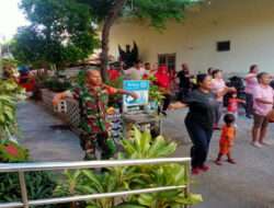 Menjadi Sehat Dan Bugar, Babinsa Sudiroprajan Bersama Lurah Dan Warga Sekitar Gelar Senam Bersama