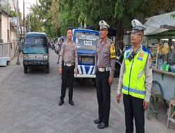 Polsek Tambaksari Patroli Bersama Tiga Pilar Persempit Gerak Perjudian