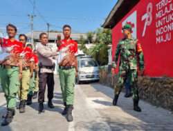 Mantapkan Kinerja Linmas, Babinsa Tipes Berikan Materi PBB