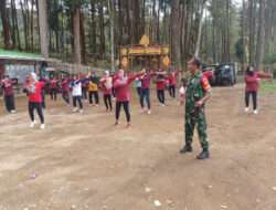 Senam Bersama, Langkah Nyata Babinsa Jagalan Dalam Meningkatkan Kebugaran Dan Kesehatan Warga