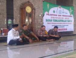 Peran Aktif Bati Wanmil Koramil 04/Jebres Dalam Pengukuhan Pengurus Badan Kesejahteraan Masjid (BKM)