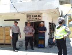 Polsek Tambaksari Melaksanakan Patroli Rutin Memberikan Himbauan Kamtibmas