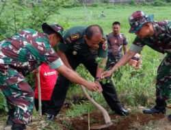 Program Pembinaan Lingkungan Hidup Ta. 2023, Kodim 0801/Pacitan Lakukan Penanaman Pohon