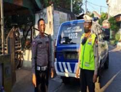 Polsek Tambaksari Bersama Tiga Pilar Melaksanakan Patroli Rutin