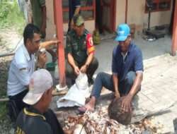 Dukung Ketahanan Pangan, Babinsa Pelopori Pembuatan Pupuk Organik di Wilayahnya