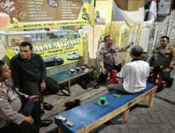 Kapolsek Tambaksari Sambangi Warga Berkoordinasi Masalah Kamtibmas